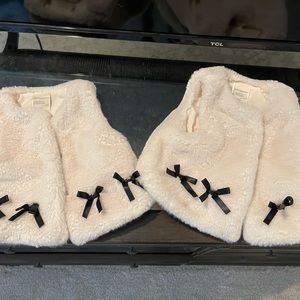 faux fur vests from dillards(2 )